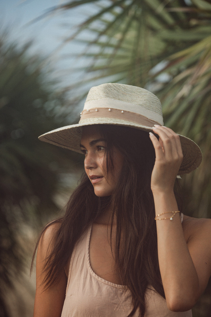 The Sequin Pearl Double Wrap Bracelet