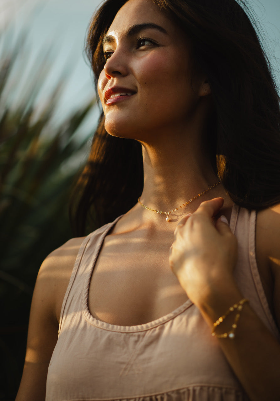 The Sequin Pearl Choker