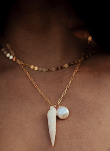 The Mermaid Auger Necklace