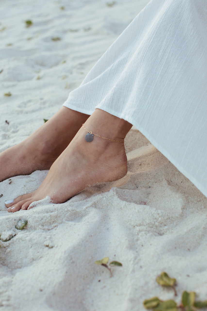 The Ocean Lover Anklet, Grey